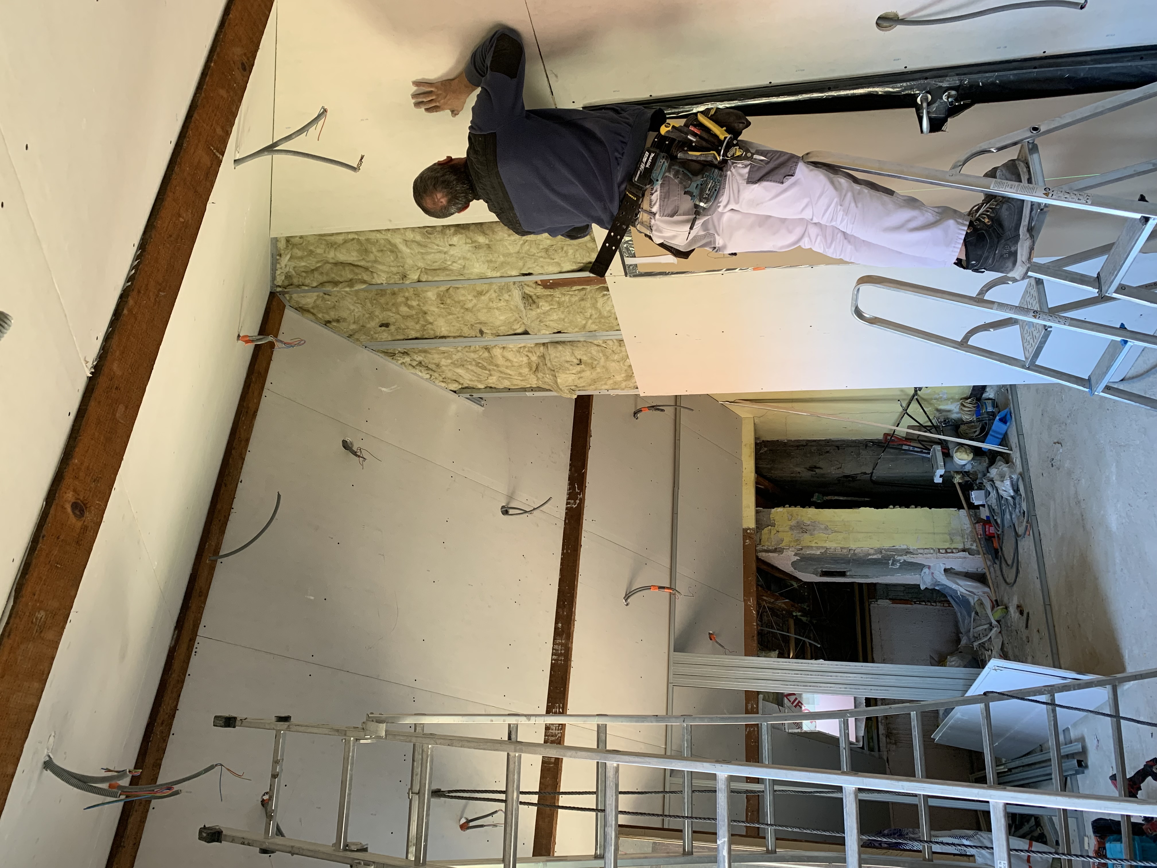 Travaux de plâtrerie